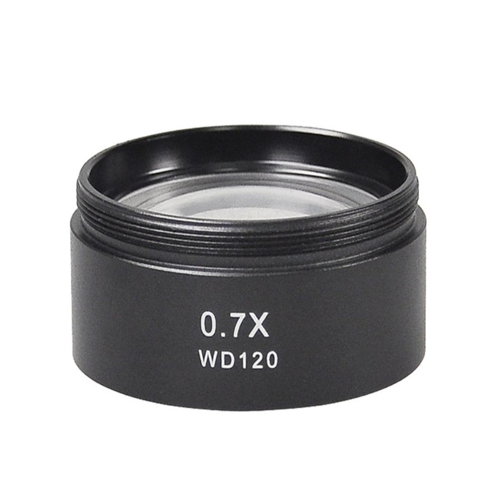 

WD165 0.5X WD120 0.7X Microscope Auxiliary Objective Optical Glass Anti-oil Fume Barlow Lens HD High Quality Magnifying Glass