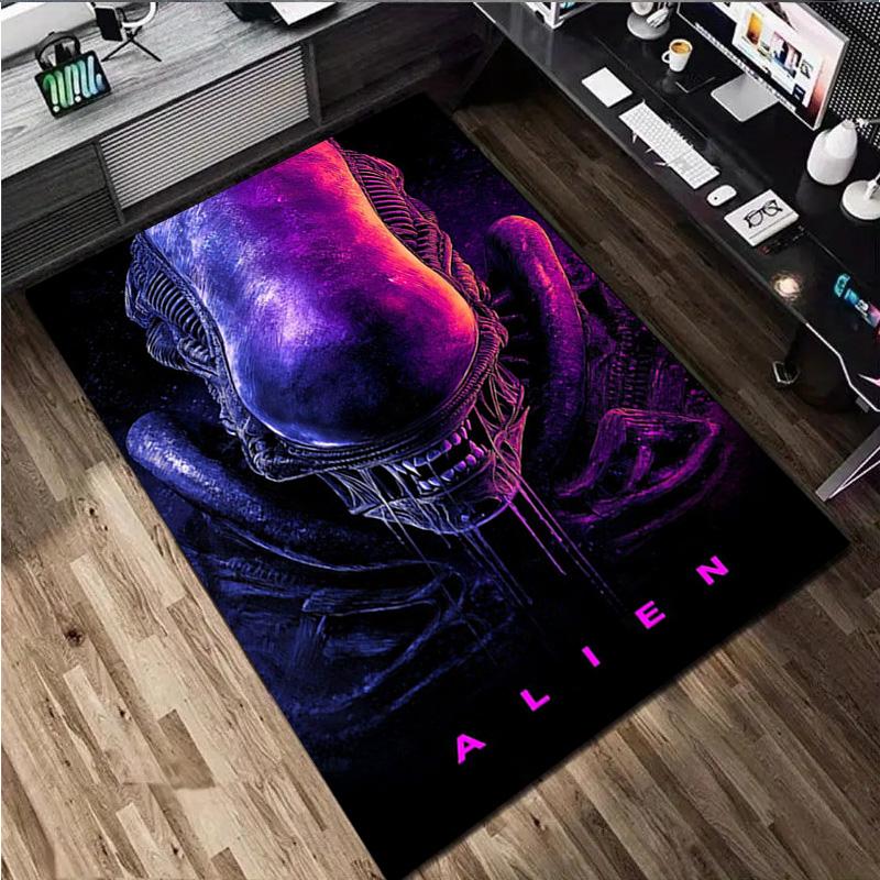 1PC Alien Rug - Home carpet Office Decorative Carpet For Living Room Bedroom Door Mat Floor Rug Computer Chair Area Rug