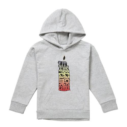 Hocus Pocus Childrens/Kids Lit The Black Flame Candle Heather Hoodie