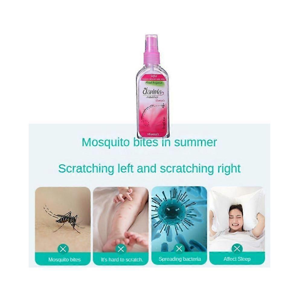 5X Mosquito Spray Thailand Plant Anti-mosquito Bite Swelling Itching Mosquito Repellent Liquid Spray for Body