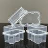3ML Průhledná skládací krabička na lahvičku Microtube Storage Case pro správu laboratorních vzorků Použití v lednici mrazáku