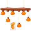 Pumpkin-Shaped Quick Reaction Catch Stick for Kids and Adults, Fun Party Toy