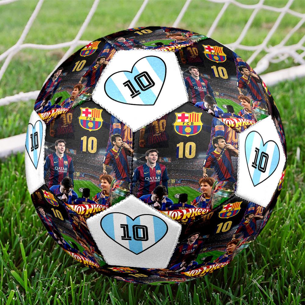 Messi 10 Number Soccer Legend Size 5 Soccer Football Machinestitched Indooroutdoor Universal Football Sports Enthusiast Gifts