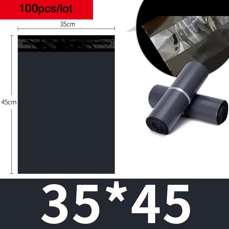 100 Stück Kurierbeutel Expressumschlag Aufbewahrungsbeutel Posttaschen Versandtaschen Selbstklebend Versiegelung Kunststoffverpackungsbeutel