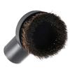3.6cm/2.5cm Universal Long Horse Hair Round Brush Vacuum Cleaner Brush Crevice Attachment With Converting Adapter