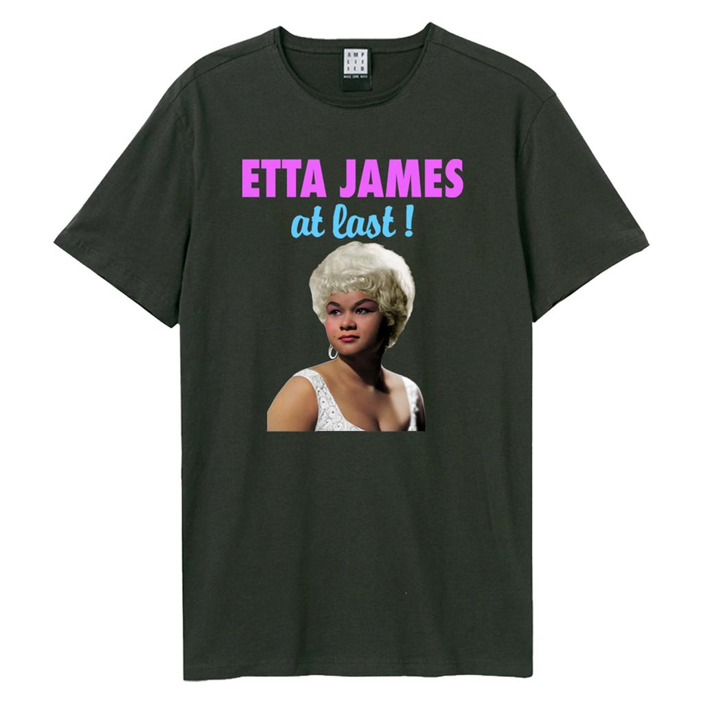 Amplified Unisex Adult At Last Etta James T-Shirt