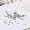 Stylish Small Fresh Diamond Ear Clips Women'S Diamond Ear Row One-Piece Earrings Ear Jewelry Ear Clips