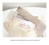 Spring/Summer Bow Embroidery Open-Top Hat: Women's Cute Ponytail Baseball Cap Fashion