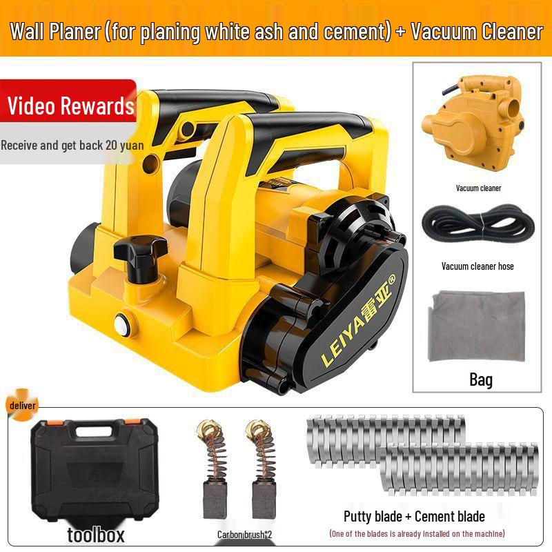 Dust-Free Electric Wall Planer & Putty Peeler for Renovation