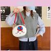 Kawaii Plush Cartoon Shoulder Bag For Kids With Storage And Adjustable Strap