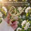 Floral Hair Clips for Women Elegant Flower Design Grip Hair Accessories for Wedding Party Daily Use
