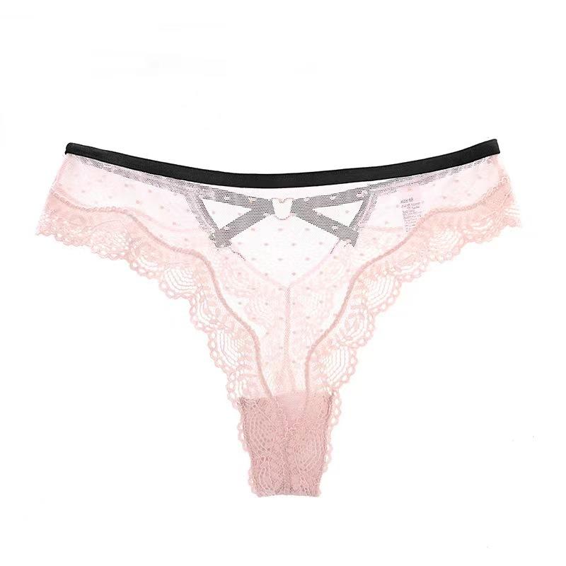 Vrouwen Sexy Holle Slipjes Kant Laag Uitgesneden Verleiding G-String Ademend Ondergoed Comfort String Borduurwerk Slipjes Intiem
