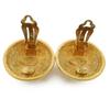 Chanel Earring Matelasse Gold Plated Gold 31.5g Women Used