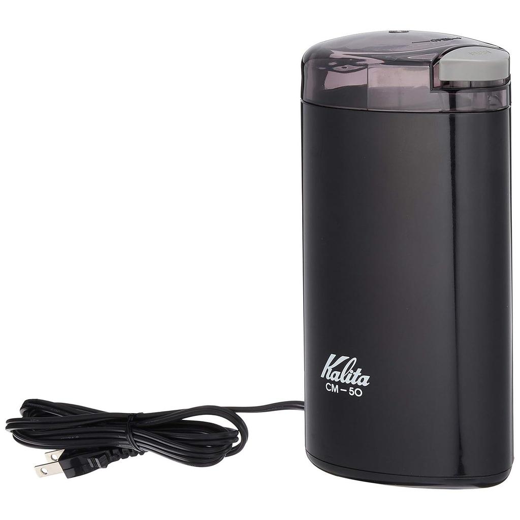 Kalita Electric Coffee Mill Made Japan Black CM-50