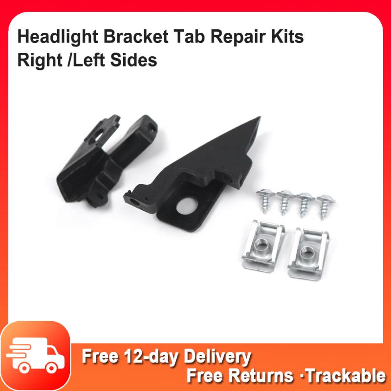 Headlamp Headlight Bracket Tab Repair Kits Right Sides Replacement for Volkswagen Polo 2010-2016 OEM 6R0998226 6C0998226