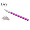 Utskjæringspenn i aluminium Papirkutter Sculpting Cutting Tool Craft Kniv + 5 blader