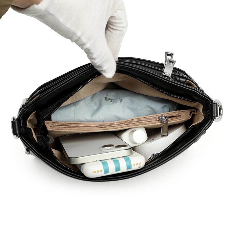Achseltasche Damen Schultertasche Crossbody-Tasche Tasche für Mütter mittleren Alters