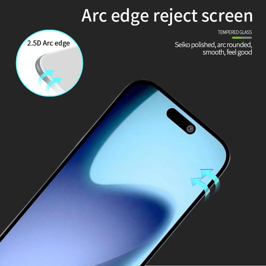 For iPhone 17 Air Tempered Glass Film PINWUYO JK Series-2 9H Full Screen Protector