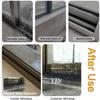 Home Window Water Blocking Bar Sliding Window Rain Weatherstrip for Balcony Insulation Windproof Sealing Strip Flashing Board