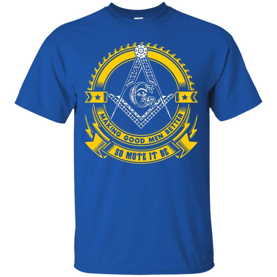 Allseeing Eye Square Compass Illuminati Freemason Symbol Masonic TShirt 100 Cotton ONeck Short Sleeve Casual Mens Tshirt S