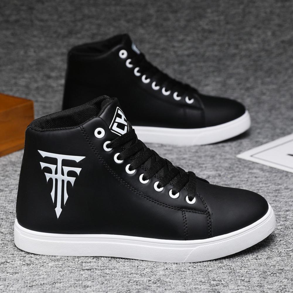 Men's High Top Shoes Spring and Autumn Large Size Men's Shoes Fashion High Top Casual Board Shoes Size 48 Leisure Sports Shoe