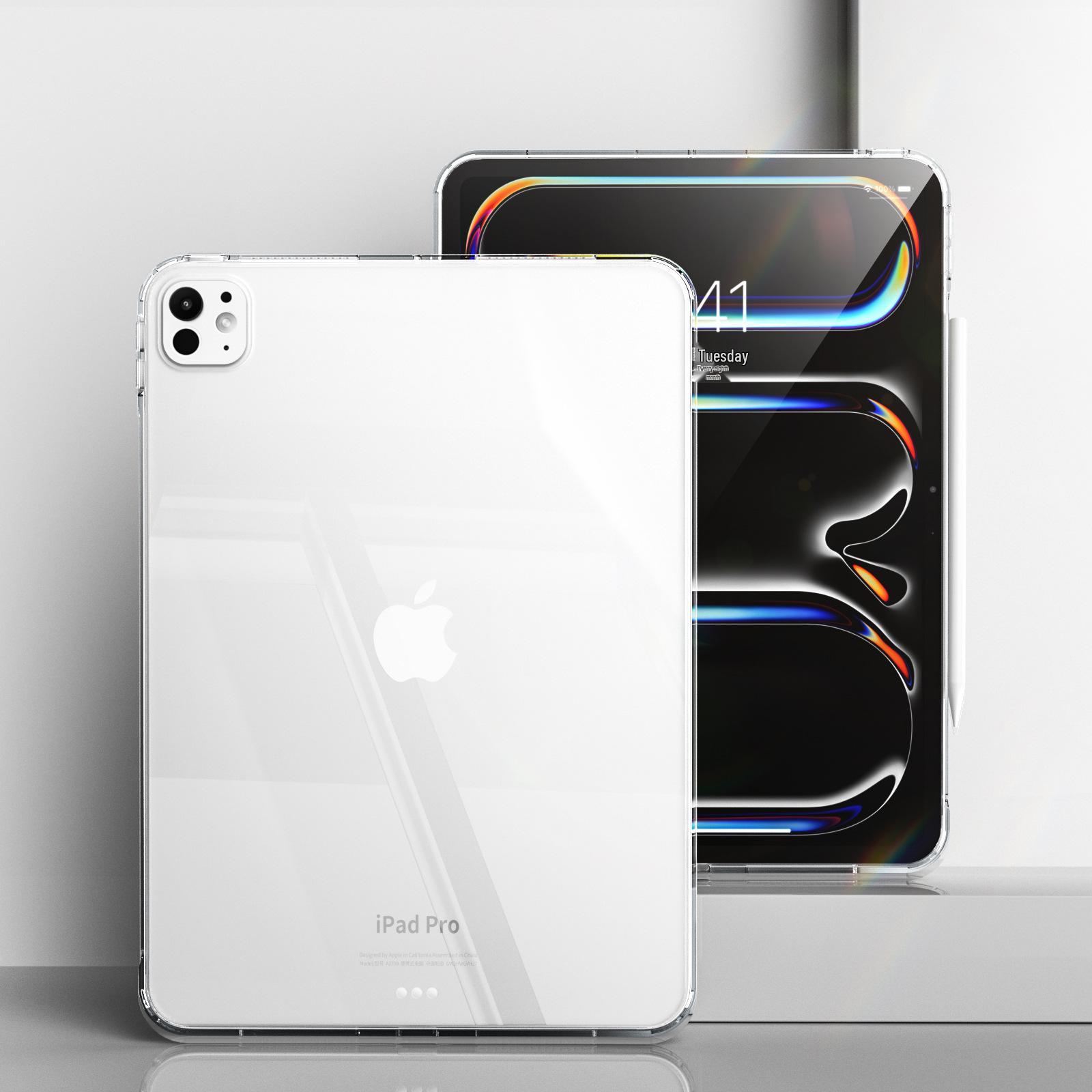 

BENWIS Transparent Protective Case for iPad Pro 11-inch / iPad Air 6 13-inch iPad Mini6/Mini7 8.3-inch (2021, 2024) прозрачный белый