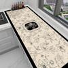 Washable, No-wash Kitchen Countertop Protector, Waterproof, Oil-proof, Heat-insulating, Simple Table Mat, Non-slip Mat