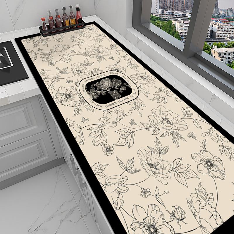 Washable, No-wash Kitchen Countertop Protector, Waterproof, Oil-proof, Heat-insulating, Simple Table Mat, Non-slip Mat