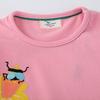 Summer New Girls' Short Sleeve Dress Embroidered Round Neck Knitted Fashion Princess Dress