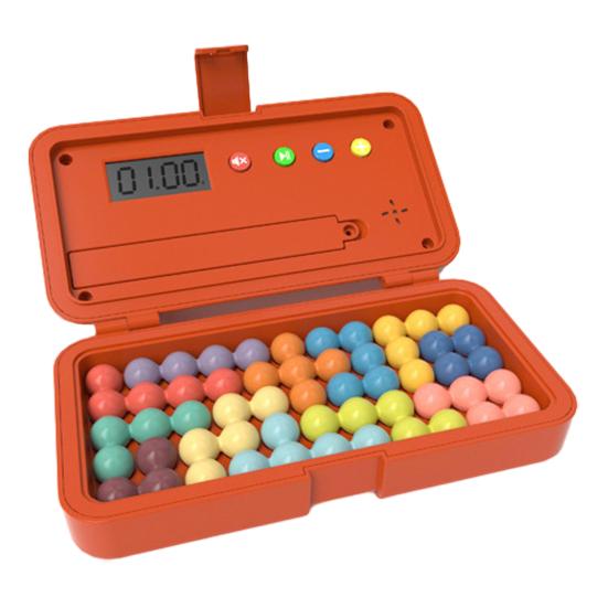 

Kids Educational Puzzle Toy with Timer Hand-Eye Coordination Logic Training Puzzle Challenge Board Game Toddler Brain Teaser Puzzle Game Box червоний