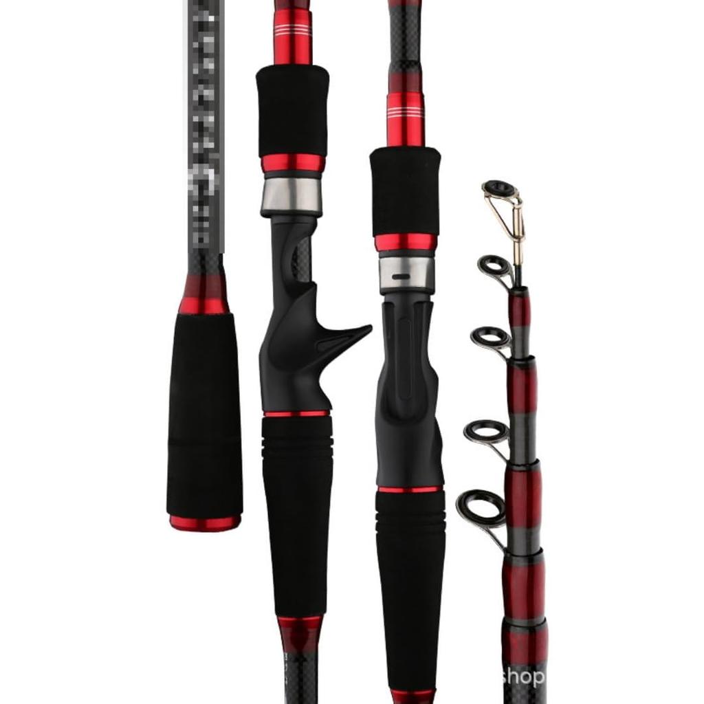 Marildo Tokyo Lightweight Concept MH Telescopic Lure Rod, 6.9-10ft, Spinning, Baitcasting, Shore Jigging (Baitcasting, 3.6m (11.8ft))