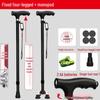 Four-Legged Aluminum Walking Cane with Light, Non-slip, Telescopic, Lightweight, Multi-functional Support for the Elderly