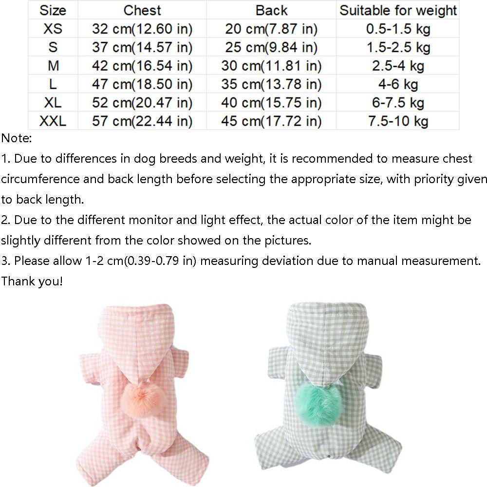 Thicken Winter Warm Dog Clothes Four Legged Dog Jumpsuit Dog Bodysuit Dog Cotton Jacket  Daily Wear