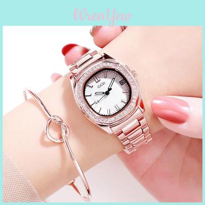 Gadi Fashion Womens Watch With Diamond Inlay Waterproof Quartz For Daily Wear
