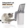 Katzenstreuschaufel mit Nachfüllbeutel für Haustierfilter, saubere Toilette, Müllsammler, Katzenbedarf, Katzentoilette, selbstreinigend