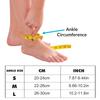 1Pair Plantar Fasciitis Nylon SBR Sleeve Protective Heel Air Support Reduce Pressure on Heel, Relief Heel Pain and Cracked Heel