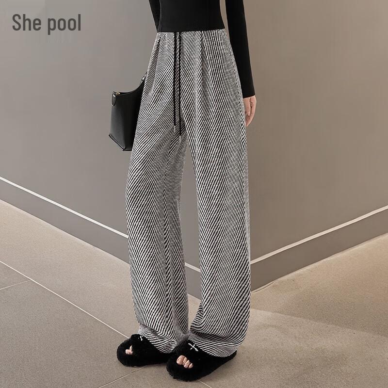 

Women s High-Waist Drawstring Twill Casual Pants XL