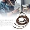 3.5mm Earphone Replacement Cable Earbuds Upgrade Wire for Vjjb N1 Headphones Sound Enhancement
