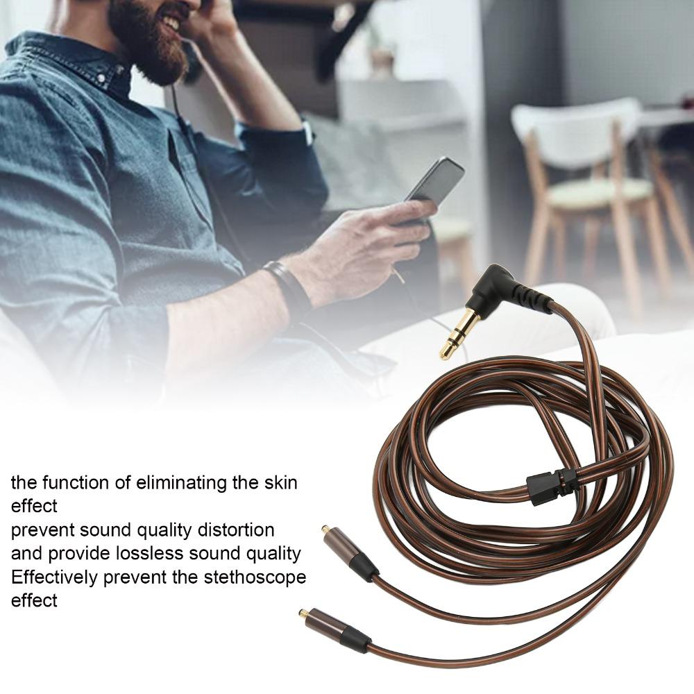 3.5mm Earphone Replacement Cable Earbuds Upgrade Wire for Vjjb N1 Headphones Sound Enhancement