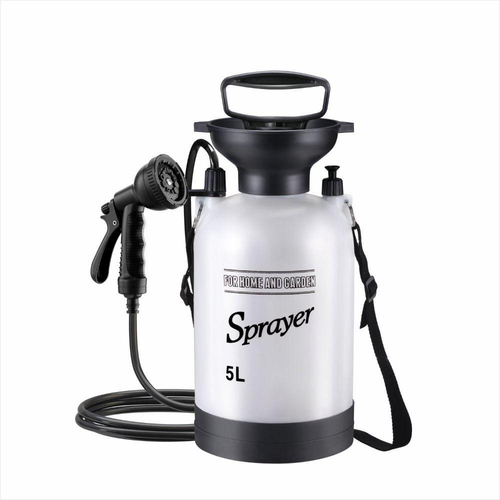 Hand‑Pump Hand Press Portable Shower Manual Air Pressure Sprayer Car Wash Tool Outdoor