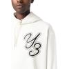 Y-3 Ft Zip Hoodie Large Logo Print Hooded Casual Loose Pullover Sweatshirt Autumn Men Hoodies Beige IT7524OFFWHITE