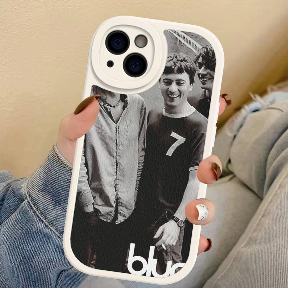 Band Musik Rapper B-Blur Vintage Phone Case For IPhone 16 15 14 13 12 11 Pro Max Plus Shockproof Leather Cover
