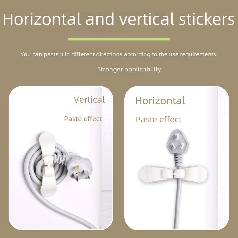 Compact Cable Organizer for Kitchen and Desktop: Winder for Power and Charging Cables