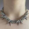 Punk Retro Thorn Thick Necklace Fashionable Men Women Choker Hip-Hop Personality Couple Jewelry Accessories Gift
