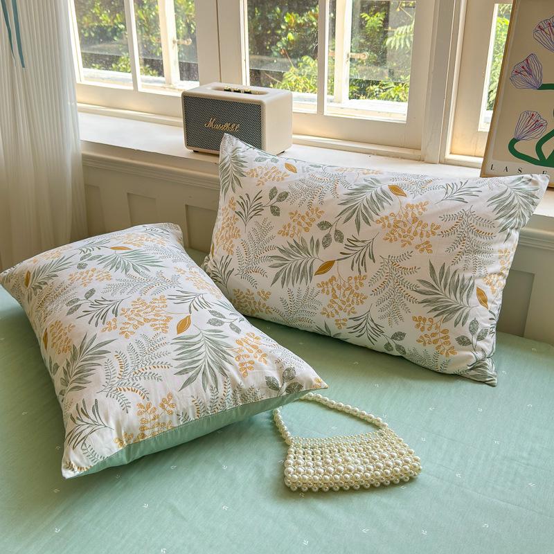 Пара наволочек из чистого хлопка для домашнего использования, 48x74 см Two Pillowcases 48x74 cm