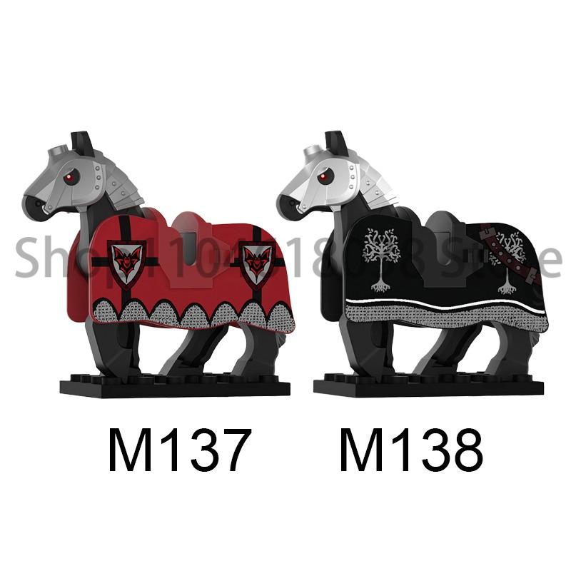 Medieval Military Figures Octopus Sea Demon Knights Building Blocks Weapons Accessories Sword Temple Spear Shield MOC MINiBricks