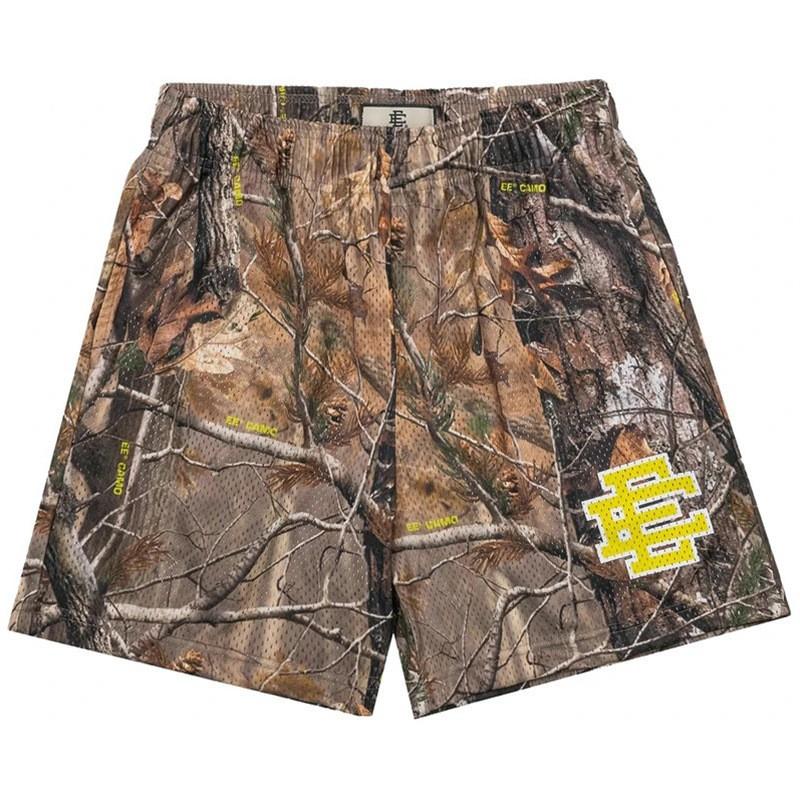 Eric Emanuel EE Herren Mesh Fitnessshorts Atmungsaktiv Jogging Training Lässige Sportbekleidung