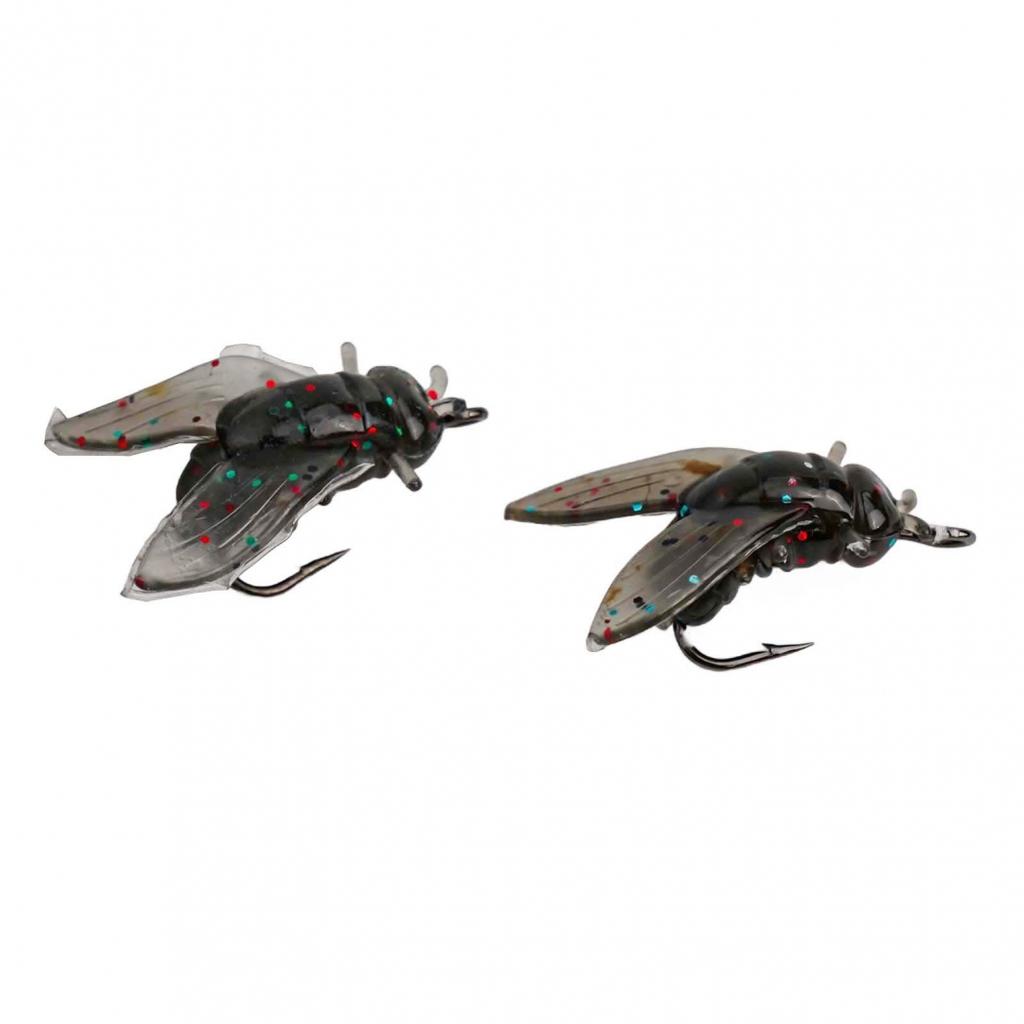 Reicher Garnelengeschmack Angelausrüstung Fliegenfischen Köder Weichköder