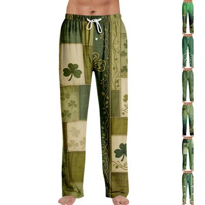 Men's St. Patrick's Day Print Home Sleep Pants