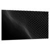 GLASS PROTECTIVE PLATE FOR STOVE 80x52 BLACK